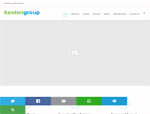 Tablet Screenshot of kastongroup.com
